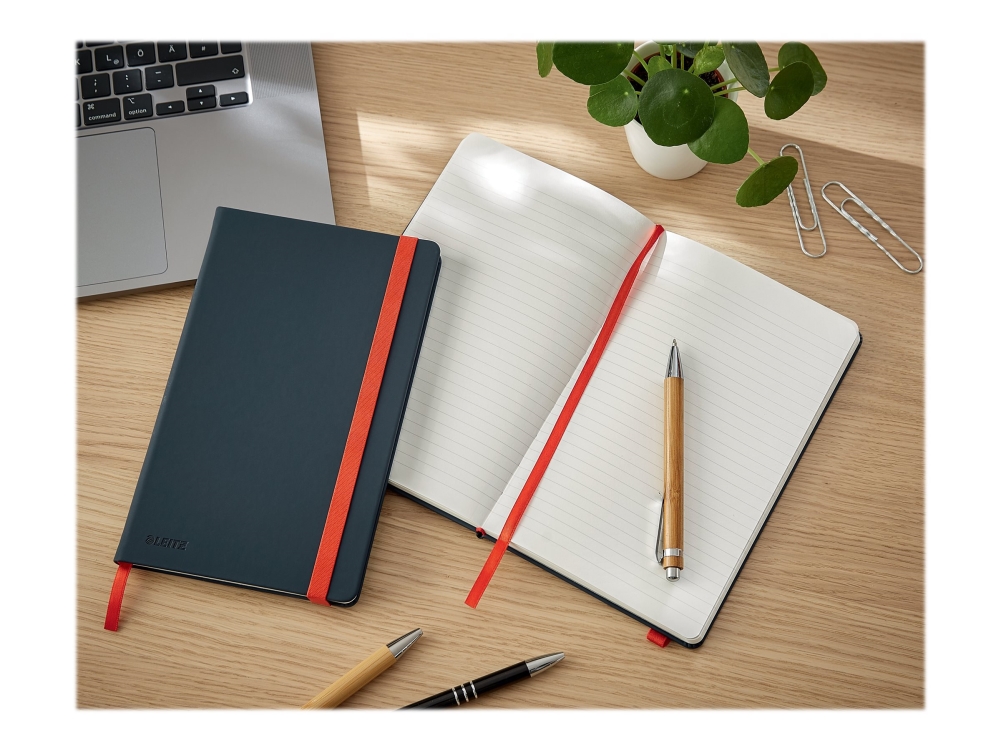 Leitz 44810089, Yksivärinen, Musta, A5, 80 arkkia, Matta, 100 g/m²