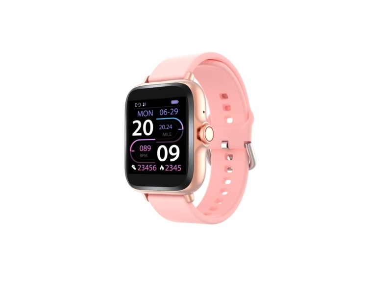 Smartwatch 1,44 Display Hjärtsensor Rosa