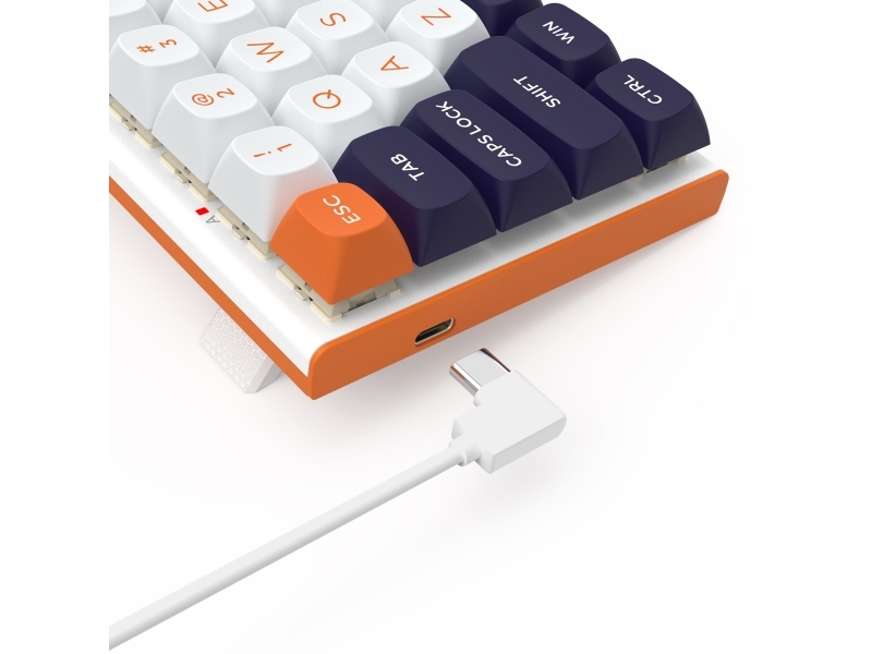 Redragon K683wbo-Rgb-M, Kabelgebunden, Usb, Mechanischer Switch, Weiß, Schwarz