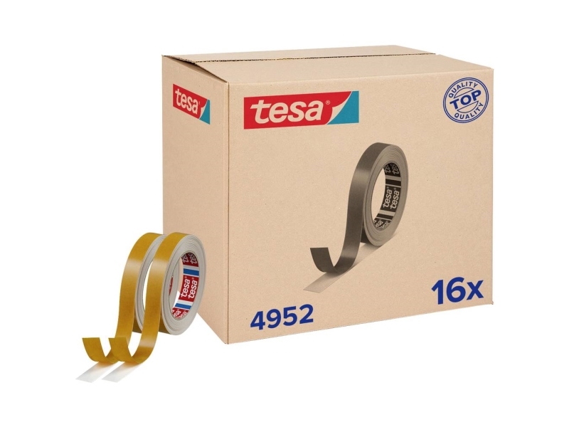 tesa tesafix 4952 04952-00002-00 Kaksipuolinen teippi tesafix® 4952 Valkoinen (L x S) 5 m x 19 mm 16 kpl 16 kpl
