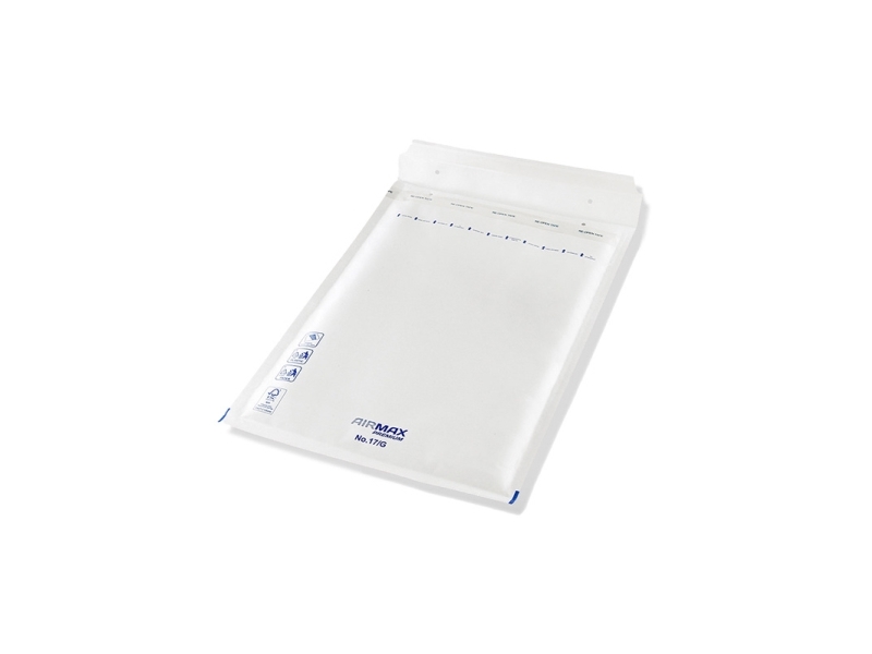 Airmax No. 17/G Bubble Bag 250x350mm inner 235x340mm vit 100st/förpackning | Papper & Emballage - Kuvert & påsar - Frakt påsar | GameStuff