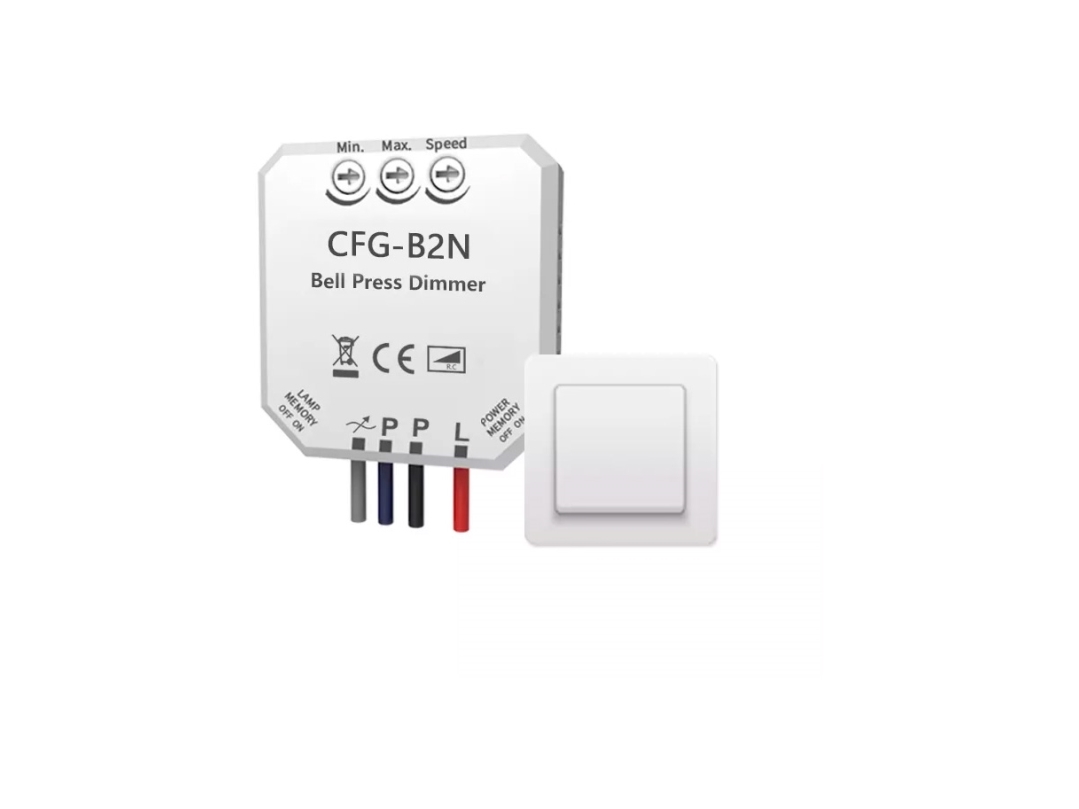 Light Solutions Inline LED Recessed LED Dimmer - Push dimmer - Memory | Belysning - Inomhusbelysning - Taklampa & Pendellampa | GameStuff