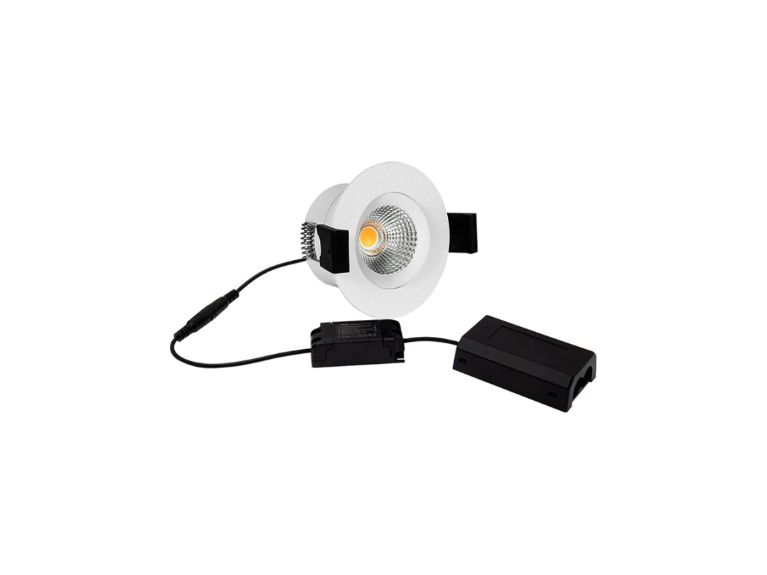 Hilux D8 Tilt360 - Vollspektrum-Led-Einbaustrahler - Ra97 - 3000K - Weiß
