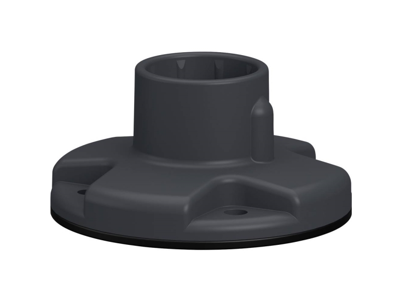 SCHNEIDER ELECTRIC Montagetilbehør for Harmony XV4/XV6/XVB7, montagefod i mørkegrå plast for montering af løst Ø25 mm rør