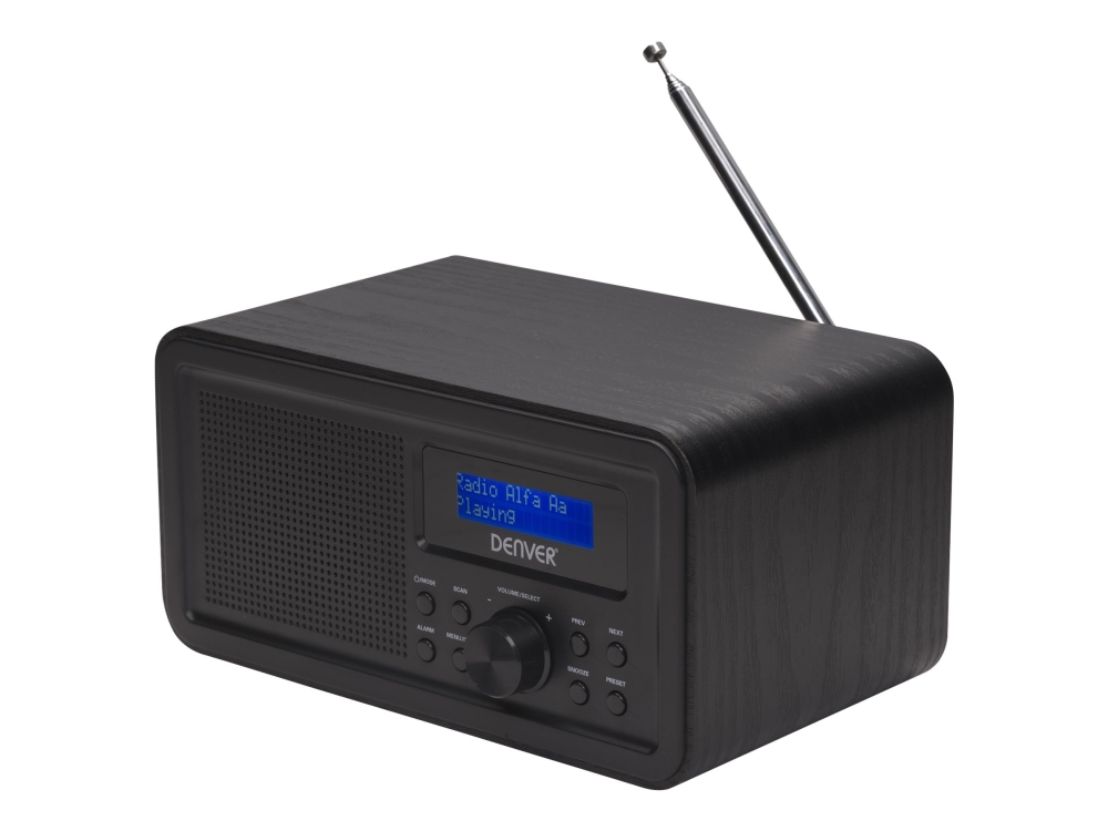 Denver Dab-30 - Dab Bærbar Radio - 1 Watt - Sort