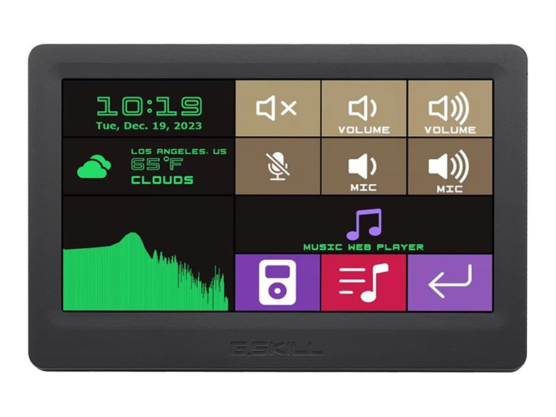 G.Skill Gd-A7pccsk-Wgd, 17,8 Cm (7"), Led, 1024 X 600 Pixel