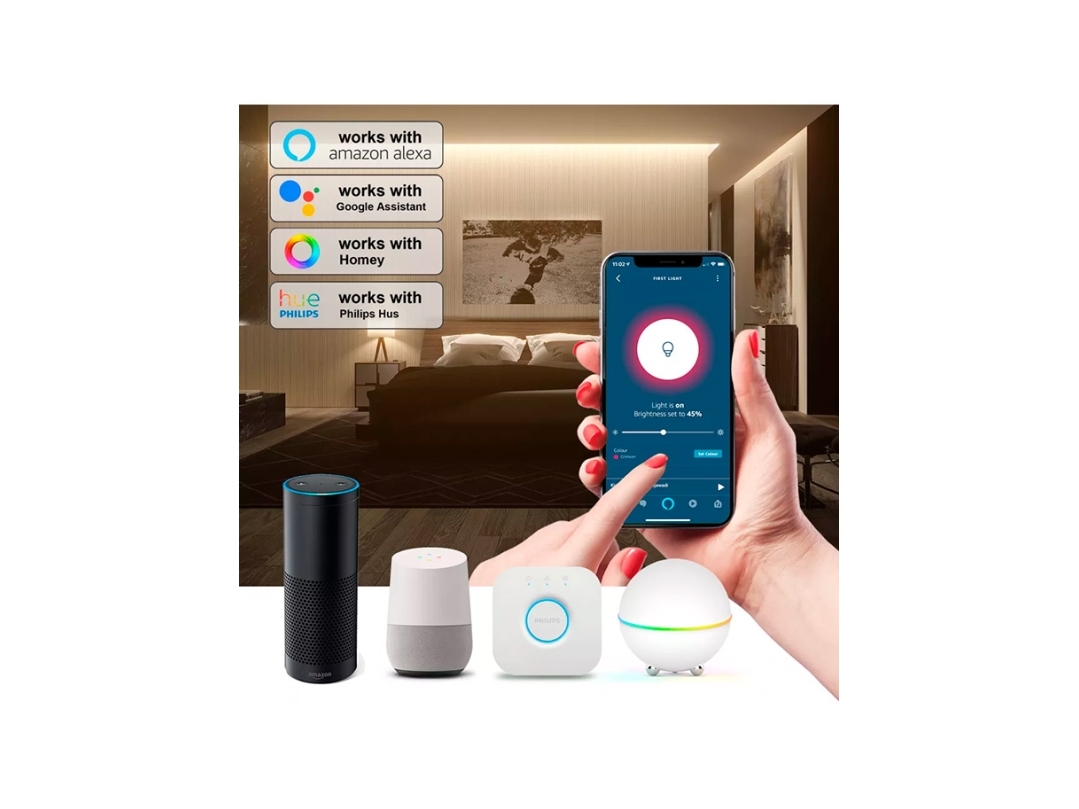 Light Solutions Zigbee Corded Dimmer - Footswitch - White