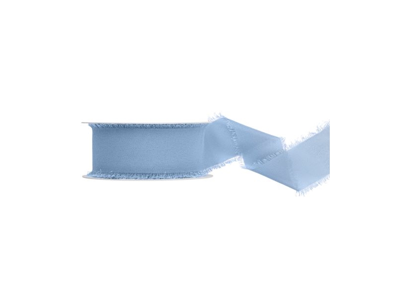 Hellblaues Chiffonband, 40 Mm