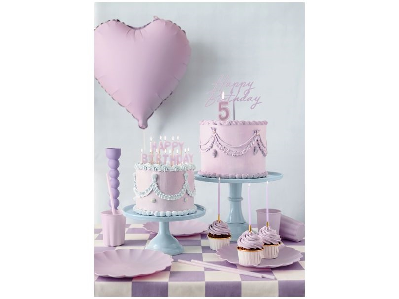 Lys Lilla Kagelys Happy Birthday