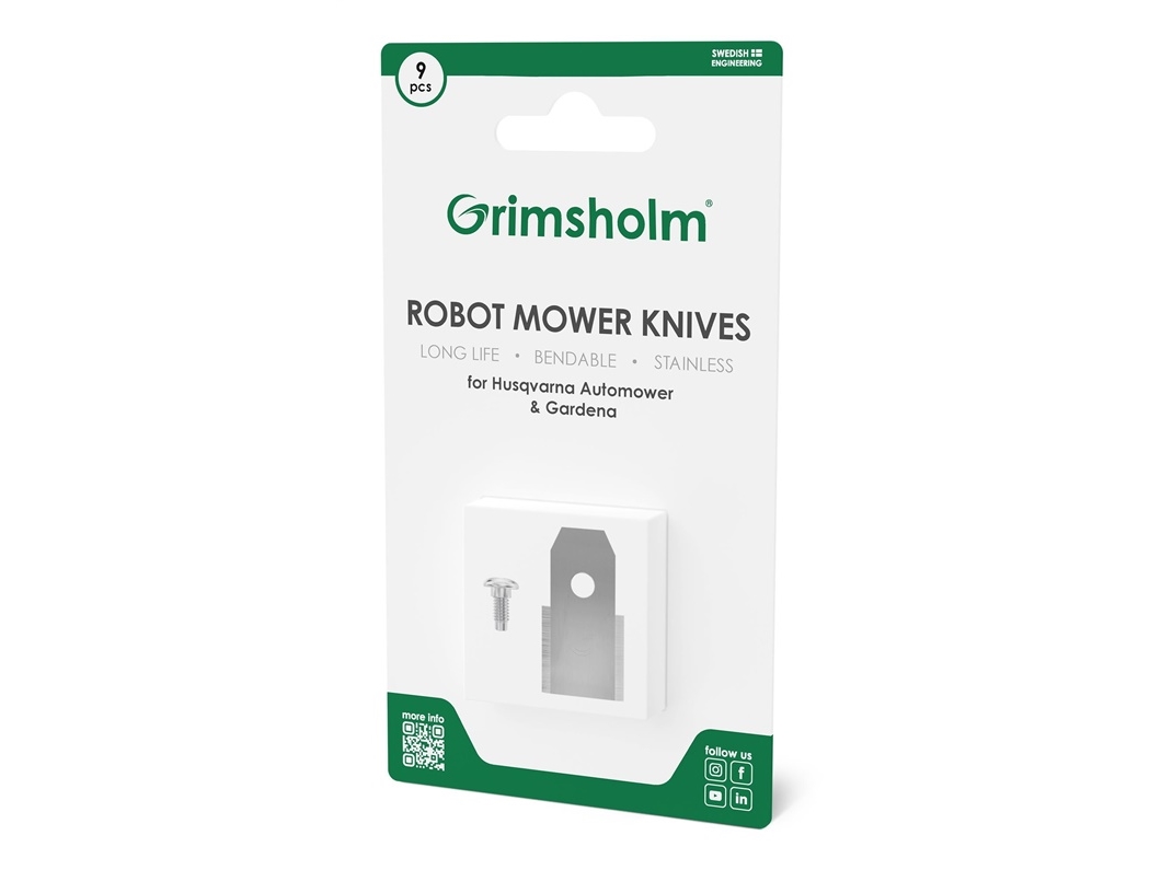 Grimsholm Knives For Husqvarna Automower 9 Pcs