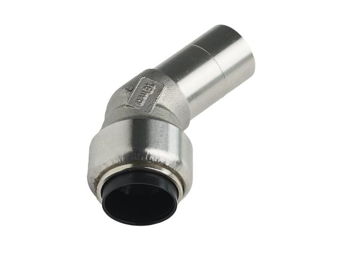 Roth Vinkel 45 Gr. 18 Mm M/N, Rustfri | VVS Artiklar - Rör & Kopplingar - Pex rör och rördelar | GameStuff