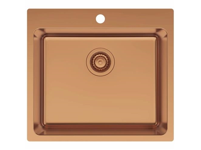 Diskho LA550 550x500 m/hh PVD koppar | VVS Artiklar - Kök - Diskbänkar | GameStuff