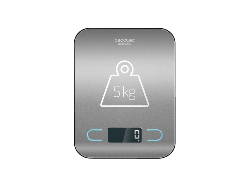 Cecotec 04326, Electronic Kitchen Scale, 5 Kg, 1 G, Stainless Steel, Stainless Steel, Stainless Steel