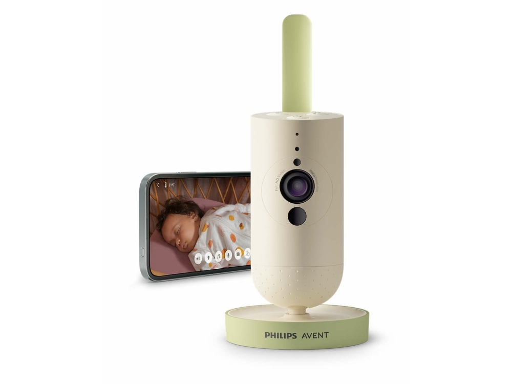 Philips AVENT Baby Monitor SCD643/26 Ansluten babykamera, IR, 1920 x 1080 pixlar, Android, Android 10.0, Android 11.0, Android 12.0, Android 13.0, Android 6.0, Android 7.0, Android..., Wi-Fi, 2.4 GHz, kamera | Huset - Säkerhet & Larm - Babyvakter | GameStuff