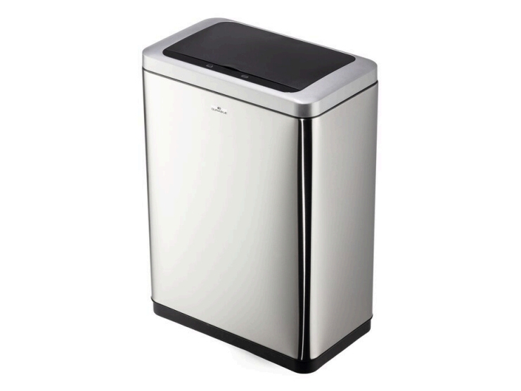 Durable 342423, 40 l, Rektangulär, Rostfritt stål, Silver, Sensor, ?? | Rengöring - Avfallshantering - Hinkar & tillbehör | GameStuff