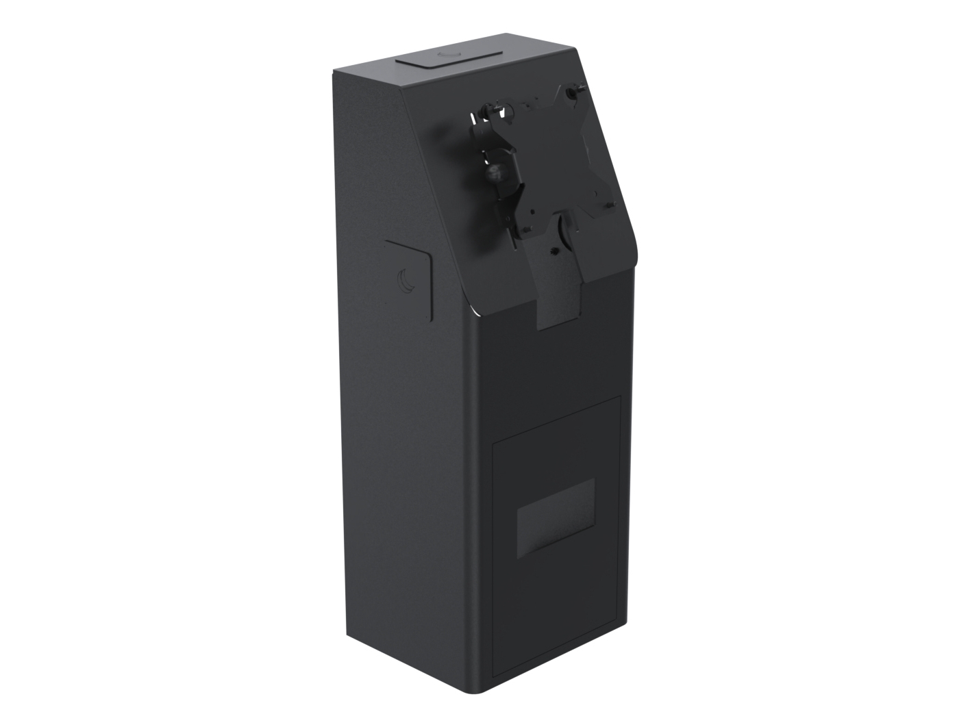Ergonomic Solutions SpacePole Kiosk SPK402-02, Kiosk-sæt, Sort, Metal, 75 x 75 mm, 100 x 100 mm, Universel