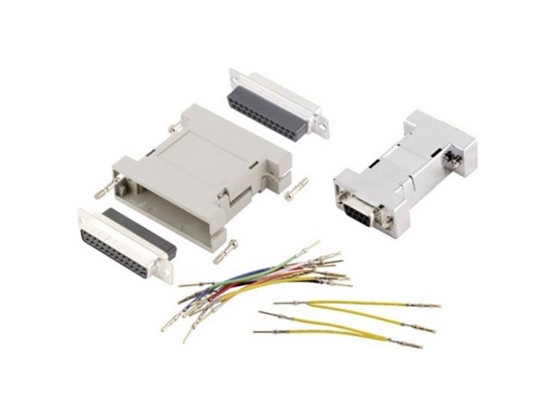 Mh Connectors D-Sub-Adapter D-Sub-Stik 15-Pol. - D-Sub-Bøsning 15-Pol. 1 Stk
