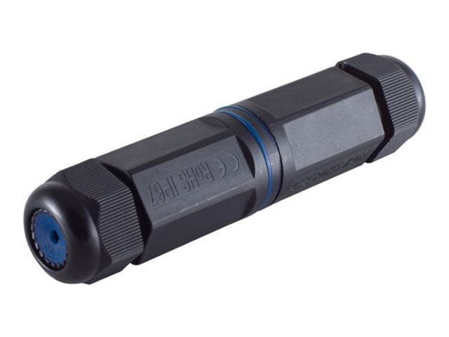MicroConnect - Kopplingsdon för nätverk - RJ-45 (hona) till RJ-45 (hona) - SFTP - CAT 6 - utomhus, IP67 - svart | Lauritz Knudsen - Övrige El-artiklar (LK) - LK IHC NET® Trådlös | GameStuff