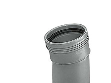 Wavin Pp Biegung 15 Grad Ø 50 Mm Grau