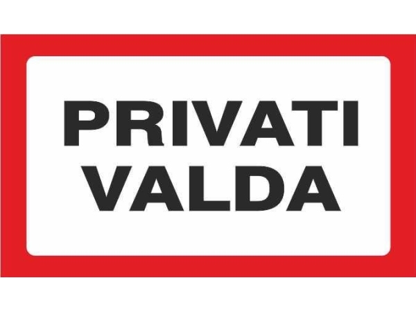 Nenurodyta_V Sticker Private Ownership 170X100mm