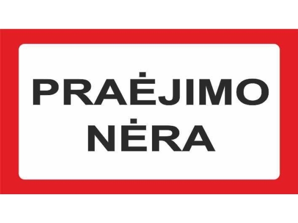 Ej angiven: Sticker No Passage 170X100mm | Papper & Emballage - Skyltning - Förvaringsskåp och informationsbrädor | GameStuff
