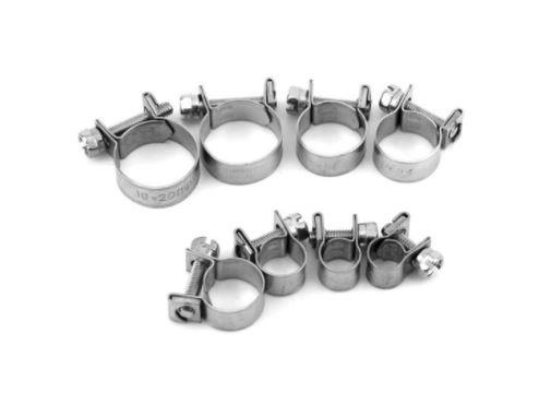 Bottari Steel Assorted Hose Clamps 10Pcs