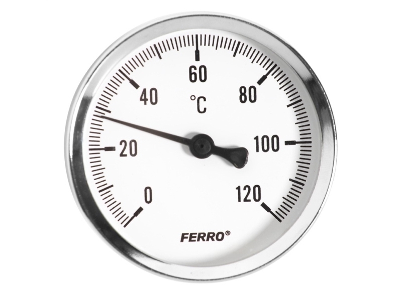 Termometer Ferro T40120A, grå | Ventilation & Klimat - Annan ventilation och klimat - Temperaturmätningsutrustning | GameStuff