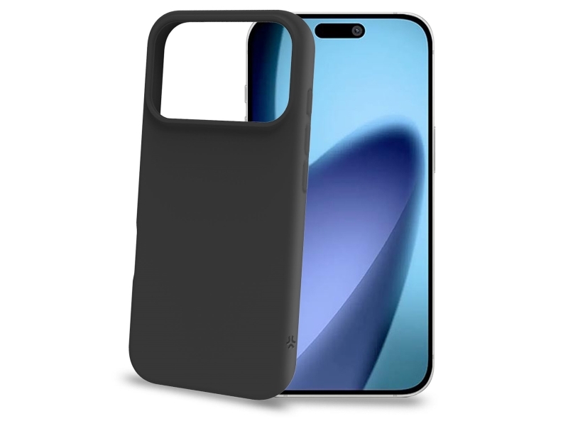 Cromo Soft Rubber Case Iphone 17 Pro Svart