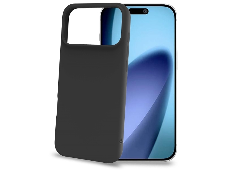 Cromo Soft Rubber Case Iphone 17 Pro Max Svart