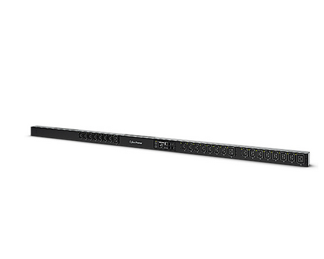 Cyberpower Pdu81405, Målte, Overvåget, Omskiftet, 0U, Enfaset, Lodret, Metal, Sort