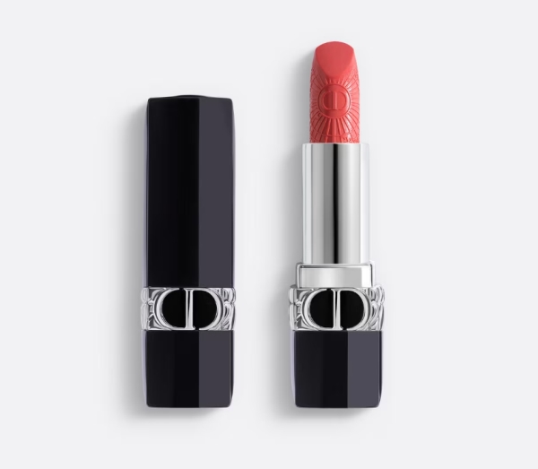 Dior Christian Rouge Satin-Finish Creme-Lippenstift 471 Enchanted Pink 3,5 G