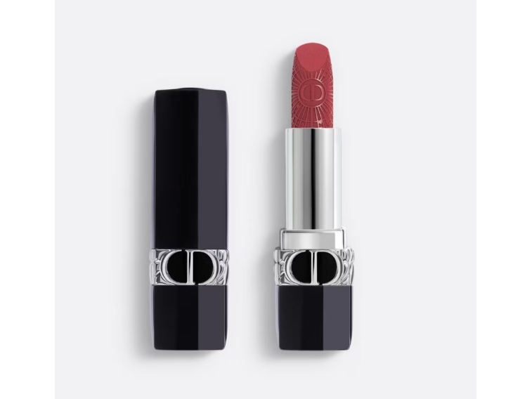 Christian Dior, Dior Rouge, Satin Finish, Cream Lipstick, 674, Midnight Rose Velvet, 3.5 G For Women