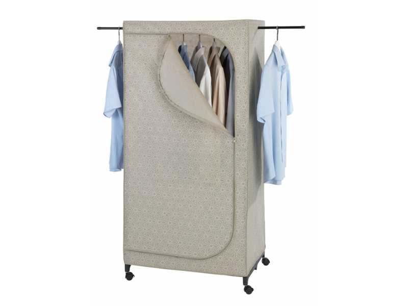 WENKO 64510100, Vikanordning för klädesplagg, Brun, Grå, 750 mm, 500 mm, 1600 mm, 1 styck | Bostäder - Möbler - Skåp & konsolbord | GameStuff