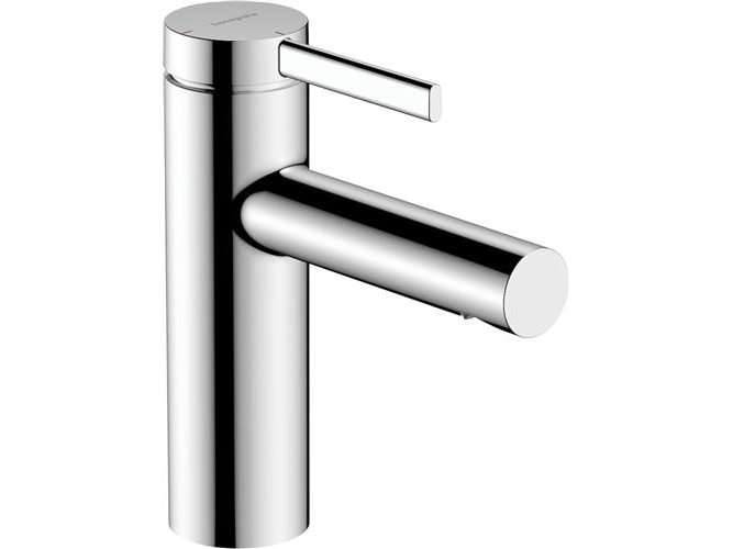 HG Zesis S ettgrepps tvättställsblandare 100 CoolStart med push-open bottenventil Krom | VVS Artiklar - Badrum - Tvättställsblandare | GameStuff