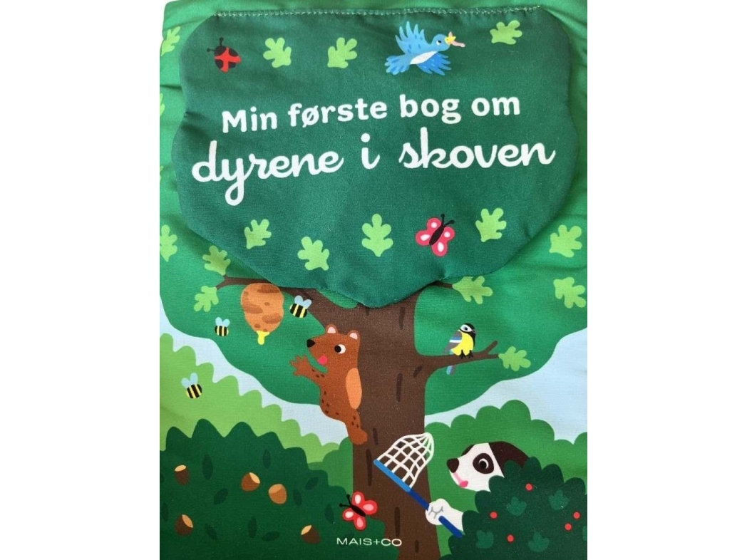Min Første Bog Om Dyrene I Skoven (Stofbog) |