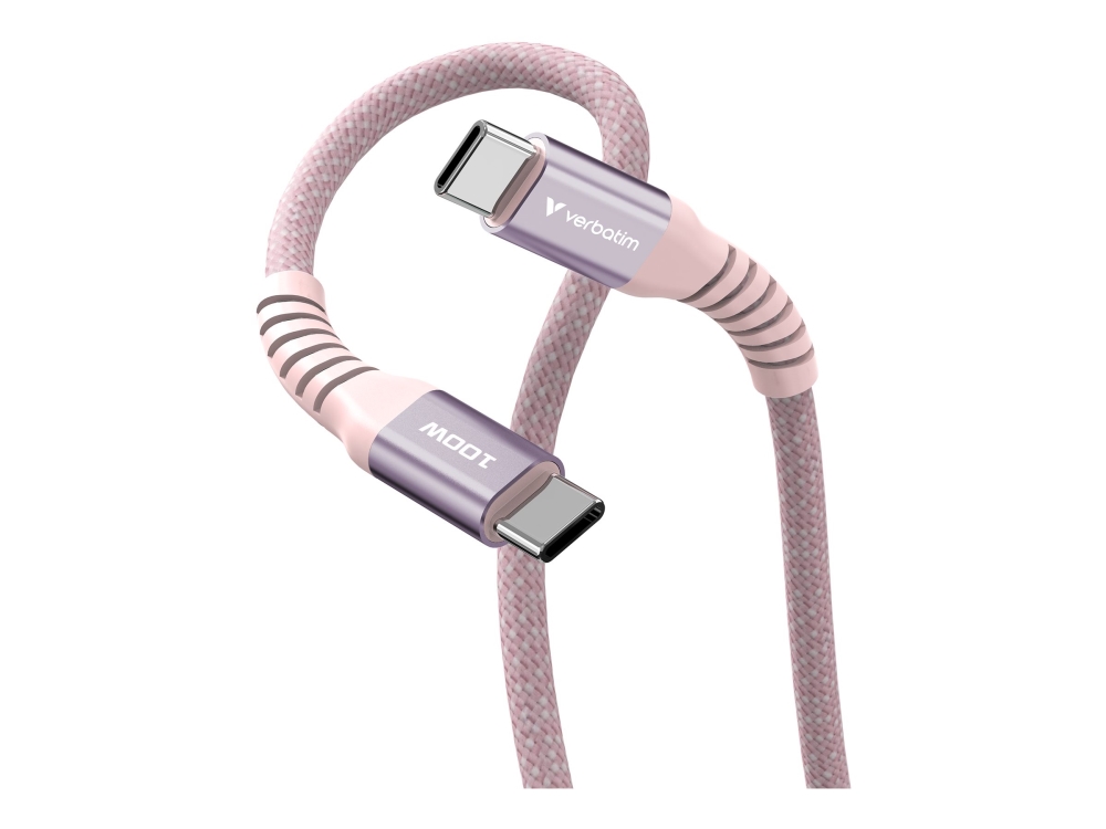 Verbatim 31857, 1,2 M, Usb C, Usb C, Usb 2.0, 0,48 Gbit/S, Pink