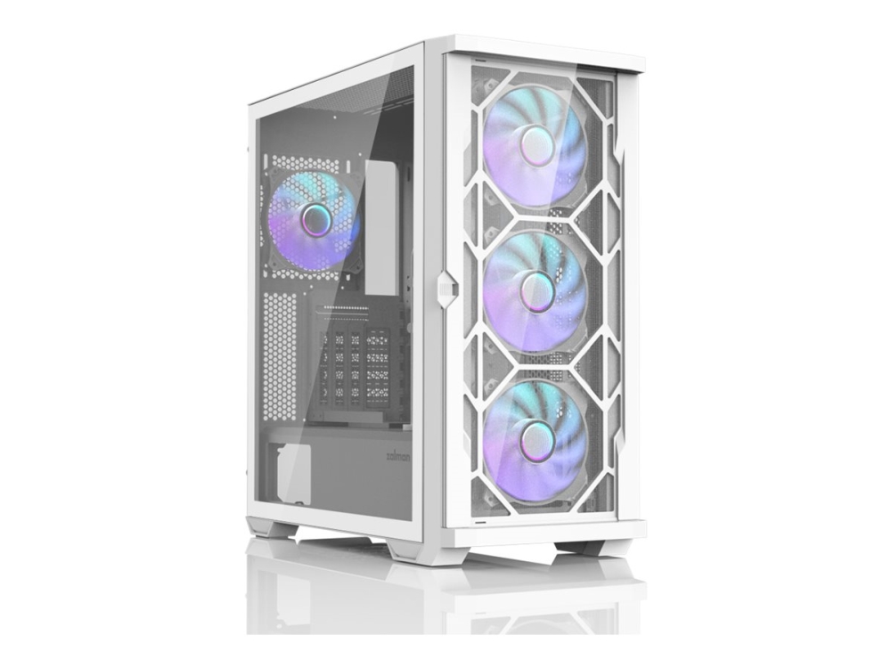 Zalman Z10 Duo White, Midi Tower, Pc, Weiß, Atx, Micro Atx, Mini-Itx, 17,3 Cm, 39,5 Cm