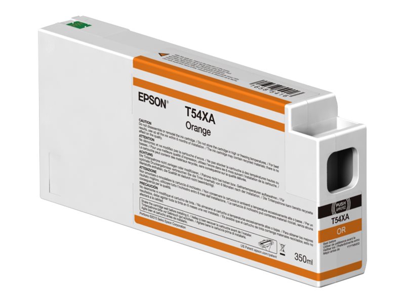 Epson Originln Ink C13t54xa00, Orange, 350Ml, Epson Surecolor Sc-P60, 00, P7000, P8000, P9000