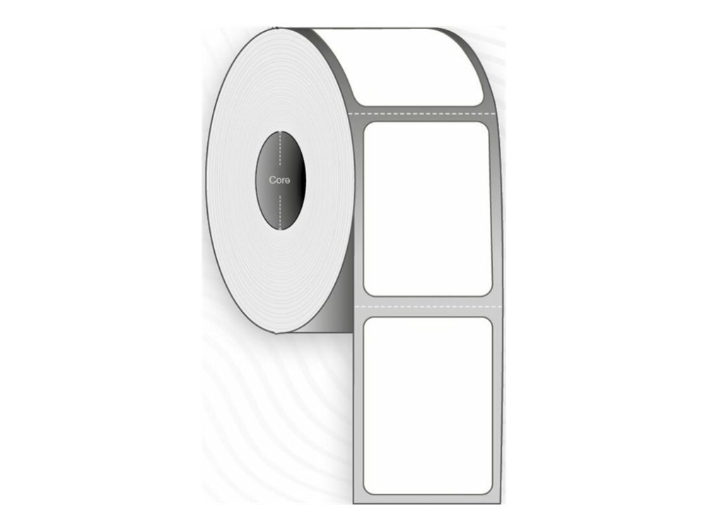 Capture - Polyester - Permanent Klæbemiddel - Ubelagt - Hvid - 102 X 203 Mm 4200 Etikette (12 Rulle X 350) Etiketter (Alternativ Til: Zebra 301