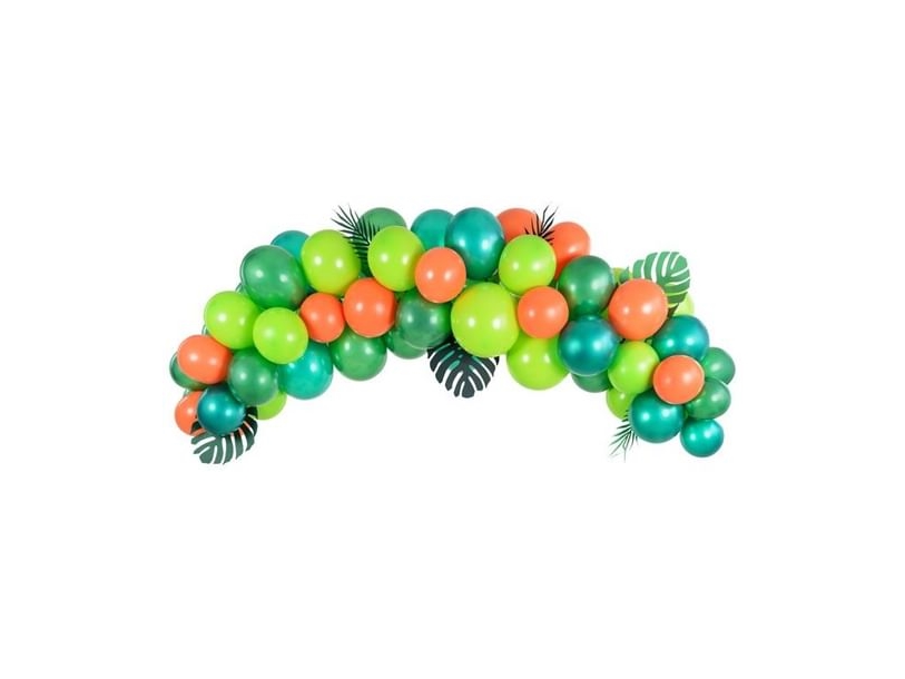 Grüne Ballongirlande