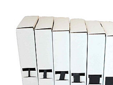 Radiflex krymp 19,1/9,5x5 - Miniboks, Uden lim, D1:19,1, D2:9,5, L:5,0 m, Sort