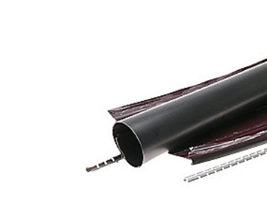 Radiflex krymp 34/10x500 - Lynlåsmuffe, Med lim, D1:34,0, D2:10,0, L:0,50 m