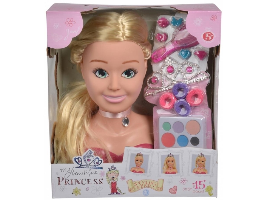 Simba Smoby Steffi Love Girls Princess Styling Head Rinkinys, 105560177