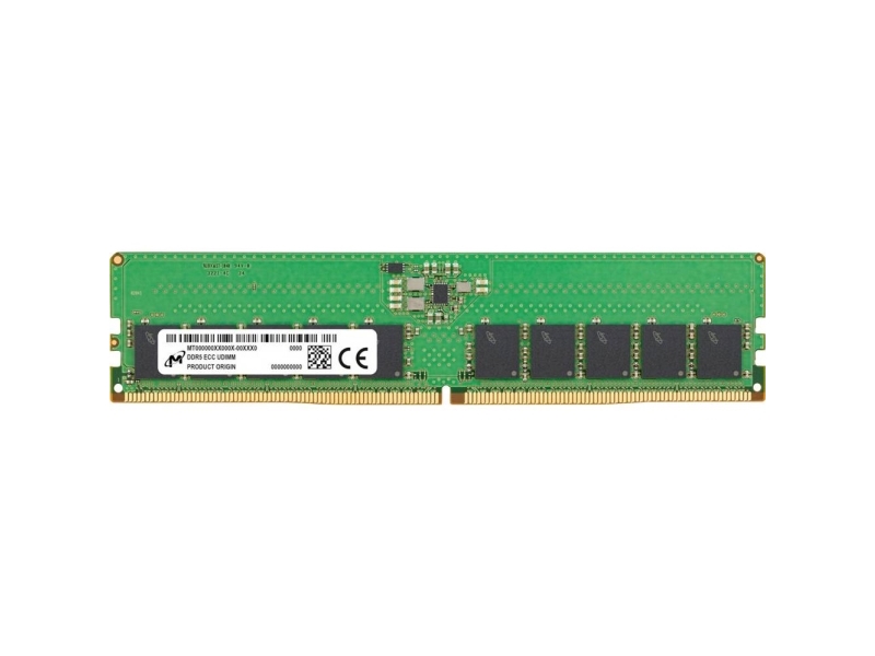 Micron - Ddr5 - Modul - 16 Gb - Dimm 288-Pin - 5600 Mhz / Pc5-44800 - Cl46 - Ungepuffert - Ecc