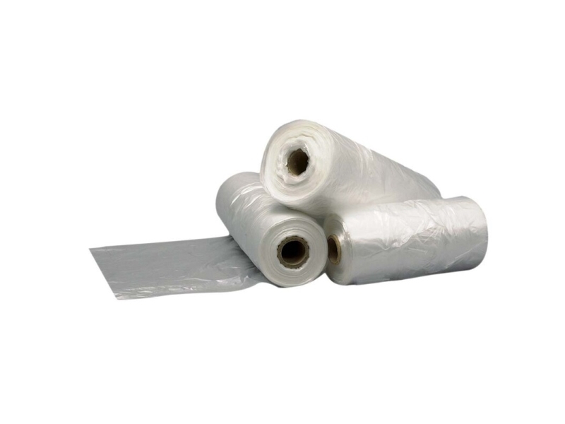 Plastikpose, 9 µm, 350 x 500 mm, LD-PE transparent, rulle a 200 stk Fødevaregodkendt - (25 stk.)