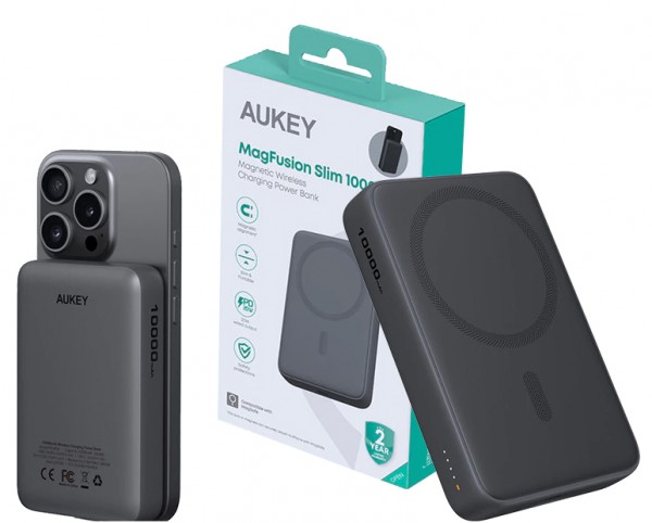 Pb-Ms04 Gray Qi2 Powerbank | 10000Mah | 20W | Magsafe Pd