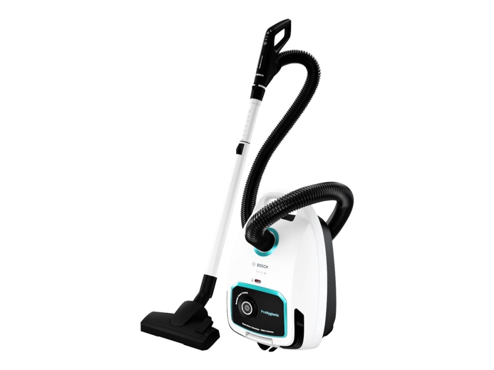 Bosch Serie 6 ProHygienic BGL6HYG1 - Dammsugare - med behållare - påse - vit / svart | Vitvaror - Dammsugare - Dammsugare | GameStuff