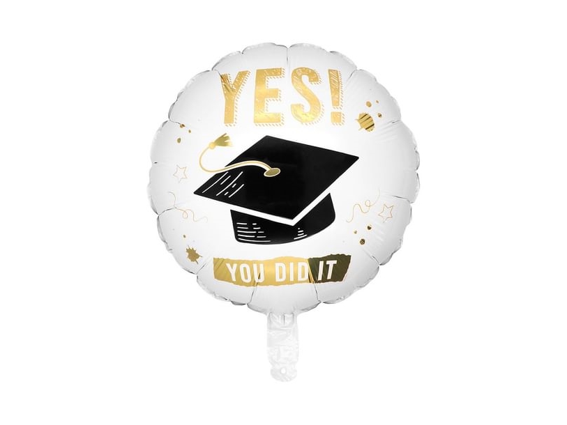 Folieballon Yes! You Did It, 45 Cm.