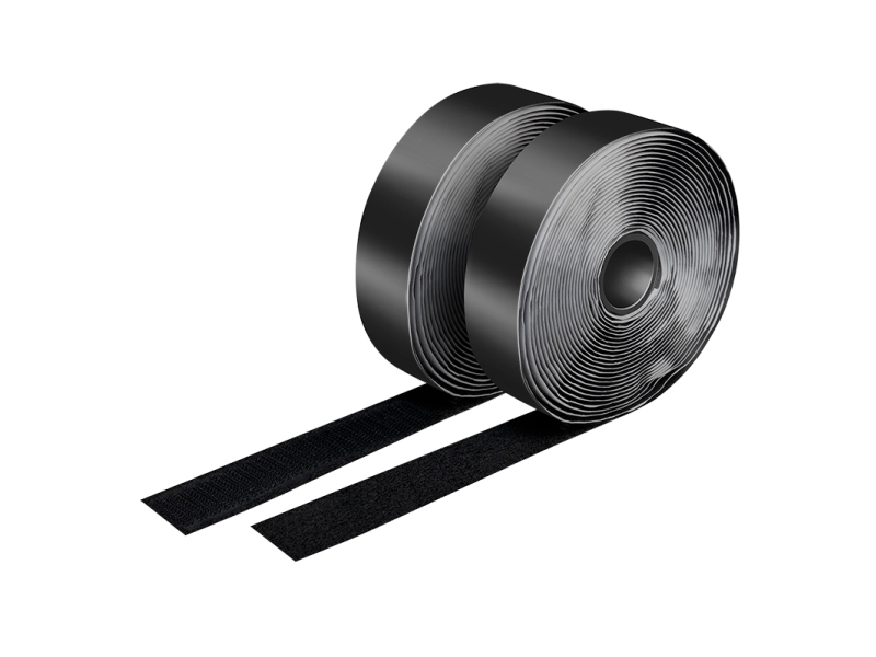 LogiLink KAB0080, Velcro cable tie, Sort, 5000 mm, 25 mm, 3 mm, 150 g