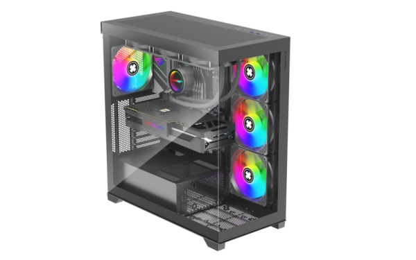Xilence Midi-Koffer Xilence Xg171 Schwarz Glänzend X818.Argb